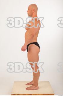 Whole body modeling swim suit photo reference of Sebastian 0025